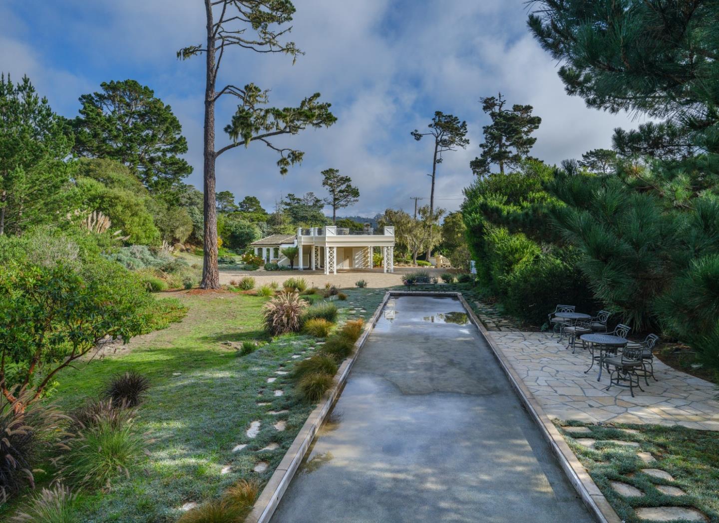 1471 Riata Road Pebble Beach, CA 93953 - Photo 24 of 29 an aerial view of a house with a yard basket ball court and outdoor seating