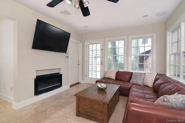 a kitchen with counter top space cabinets and appliances