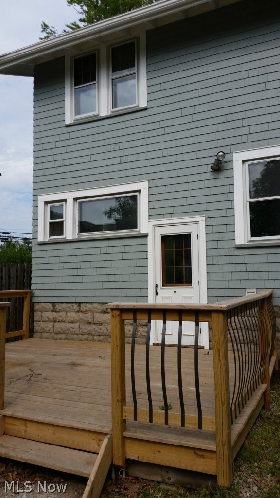 4484 Grayton Road Cleveland, OH 44135 - Photo 7 of 20 Deck at rear of home. Overlooks scenic deep lot & backs to Metro Park.