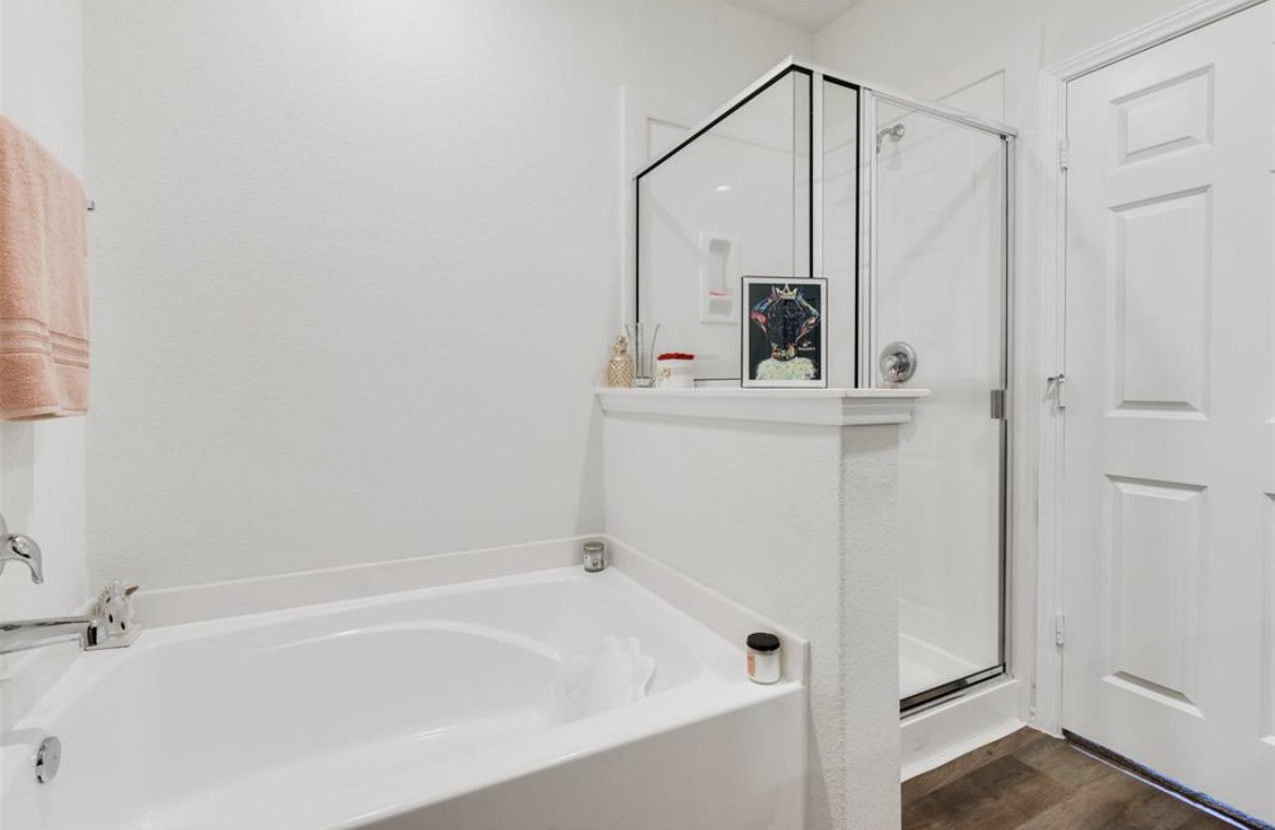 25535 Pitchfork Ranch Place Katy, TX 77493 - Photo 8 of 25 a bathroom with a bathtub and shower