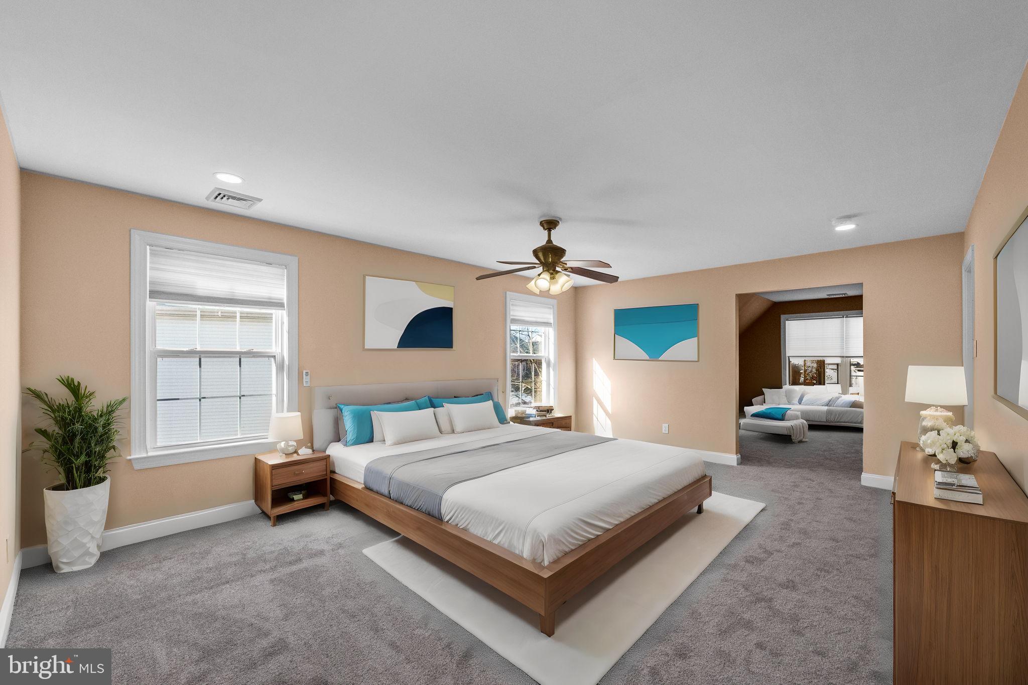 80 Meadow Run Road Bordentown, NJ 08505 - Photo 9 of 62 master bedroom with sitting room