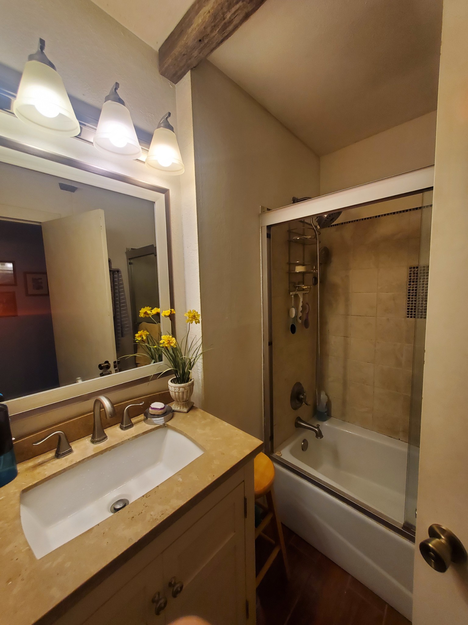 7690 Barnhill Road Primm Springs, TN 38476 - Photo 20 of 50 a bathroom with a sink and a mirror