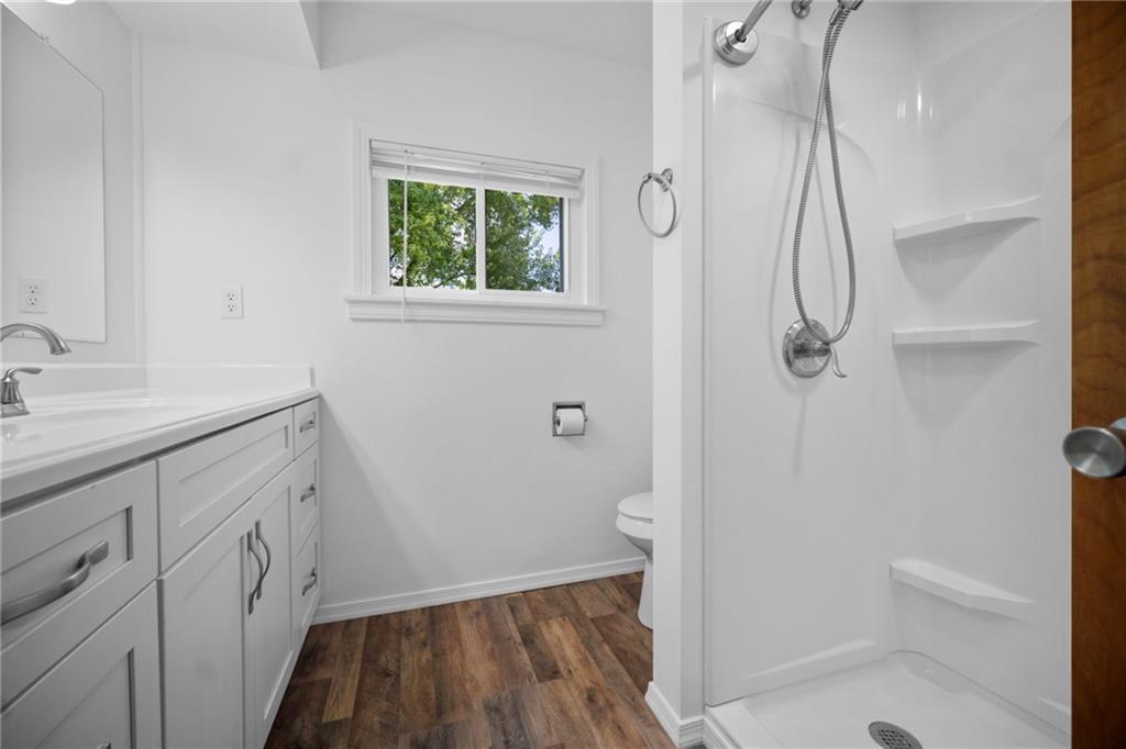 389 Mercer Road Greenville, PA 16125 - Photo 17 of 38 a bathroom with a sink a toilet and shower