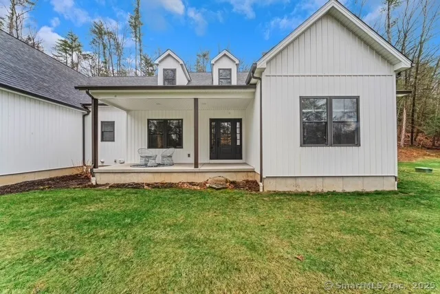 a view of a white house