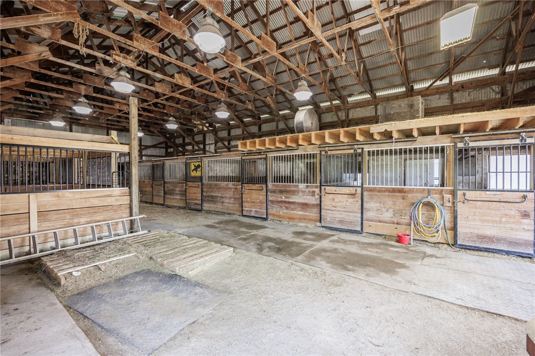 4599 Papermill Road Avon, NY 14414 - Photo 32 of 49 Horse barn with 8 stalls