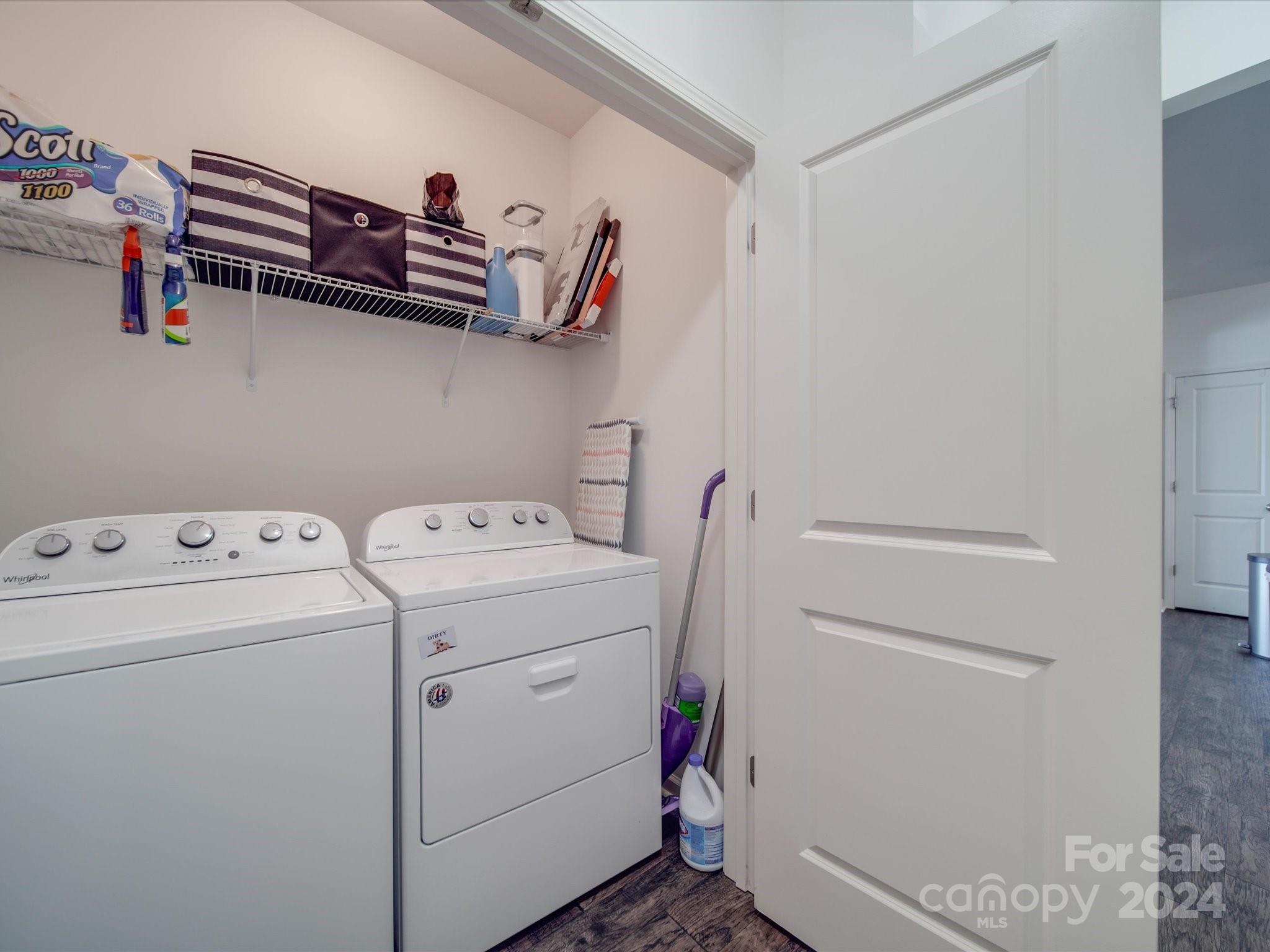 3824 Tersk Drive Midland, NC 28107 - Photo 30 of 39 a view of storage and utility room with washer and dryer