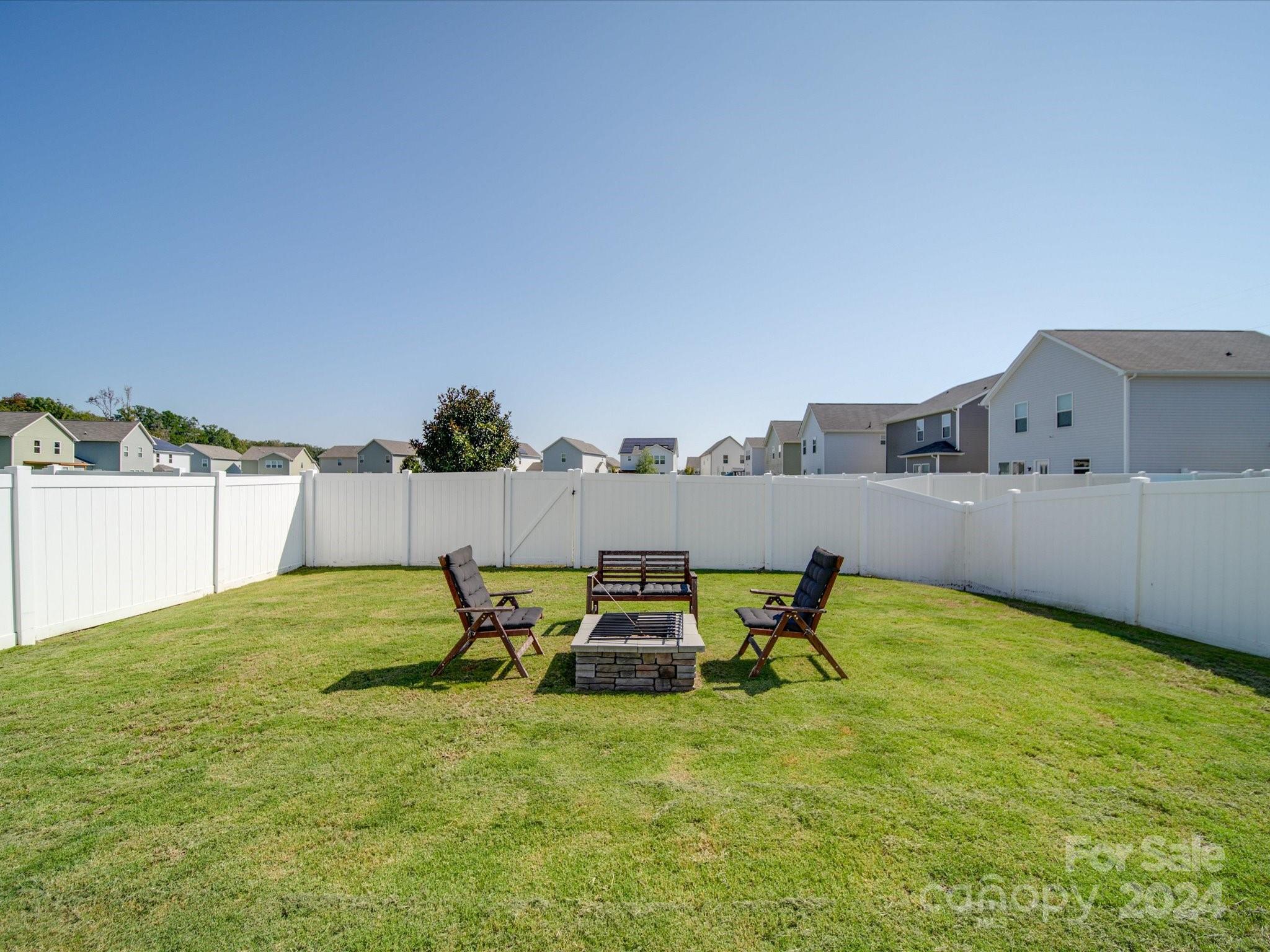 3824 Tersk Drive Midland, NC 28107 - Photo 34 of 39 a backyard of a house with table and chairs