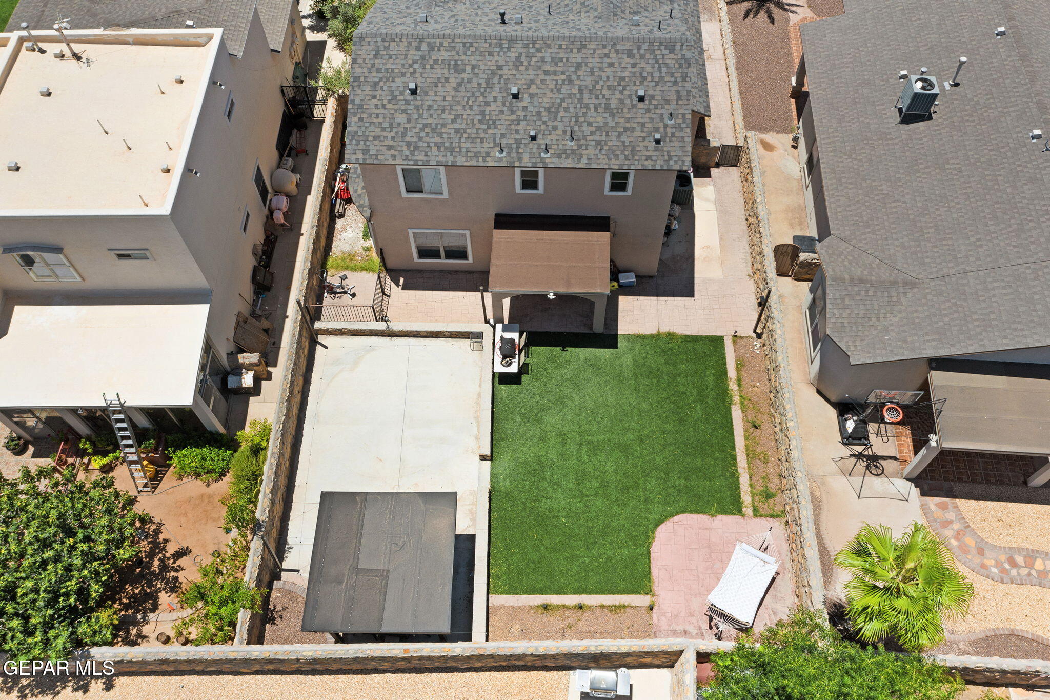 3152 Rustic Hidden Drive El Paso, TX 79938 - Photo 38 of 38 an aerial view of a house with a yard