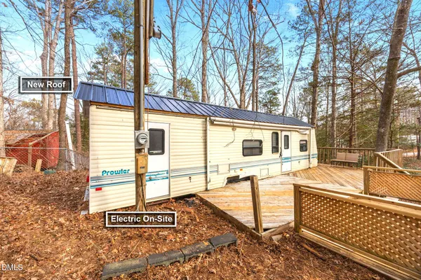 front view of a house with a large windows