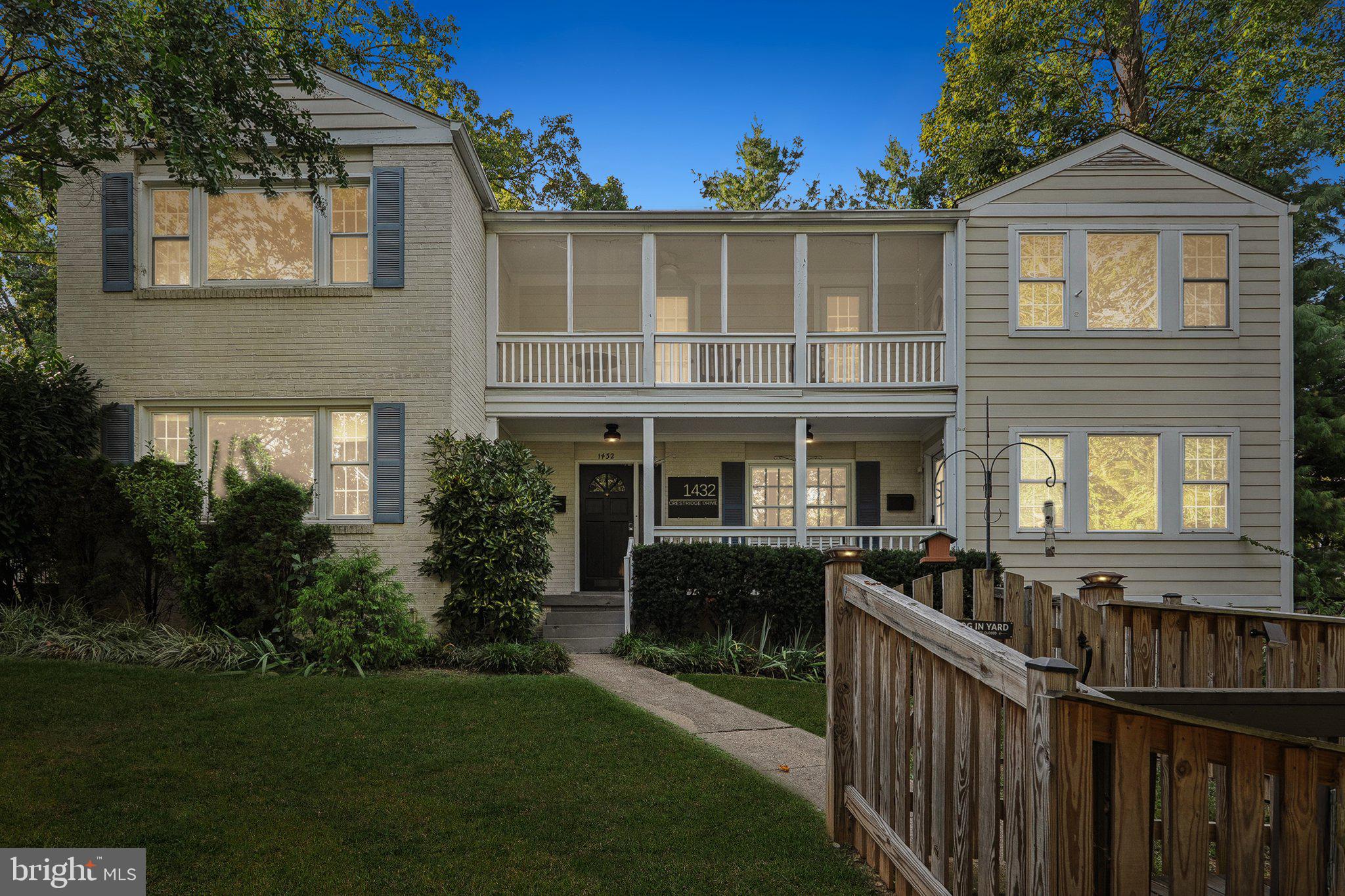 1432 Crestridge Drive Silver Spring, MD 20910 - Photo 1 of 52 a front view of house with yard outdoor seating and green space