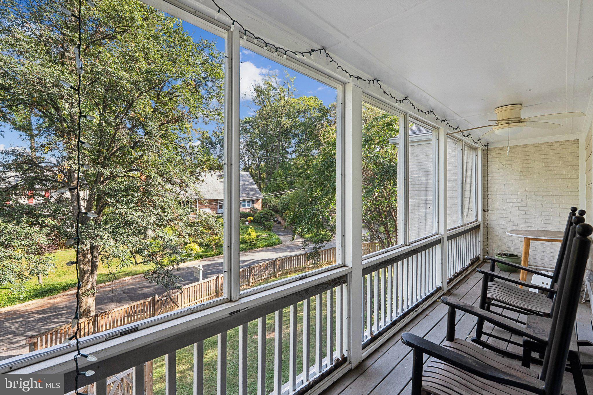 1432 Crestridge Drive Silver Spring, MD 20910 - Photo 19 of 52 a view of a porch with a large window