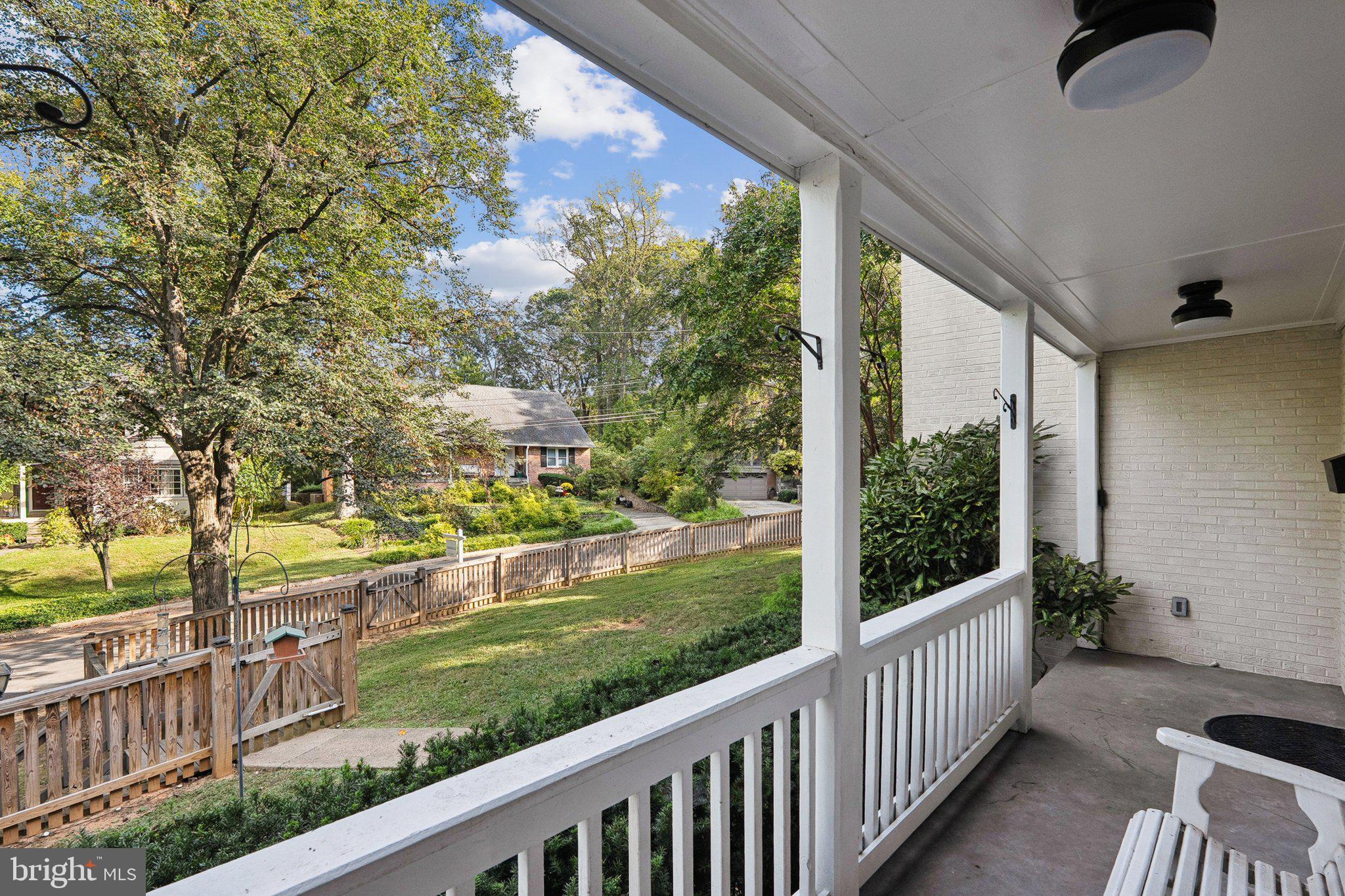 1432 Crestridge Drive Silver Spring, MD 20910 - Photo 27 of 52 a view of a porch and garden
