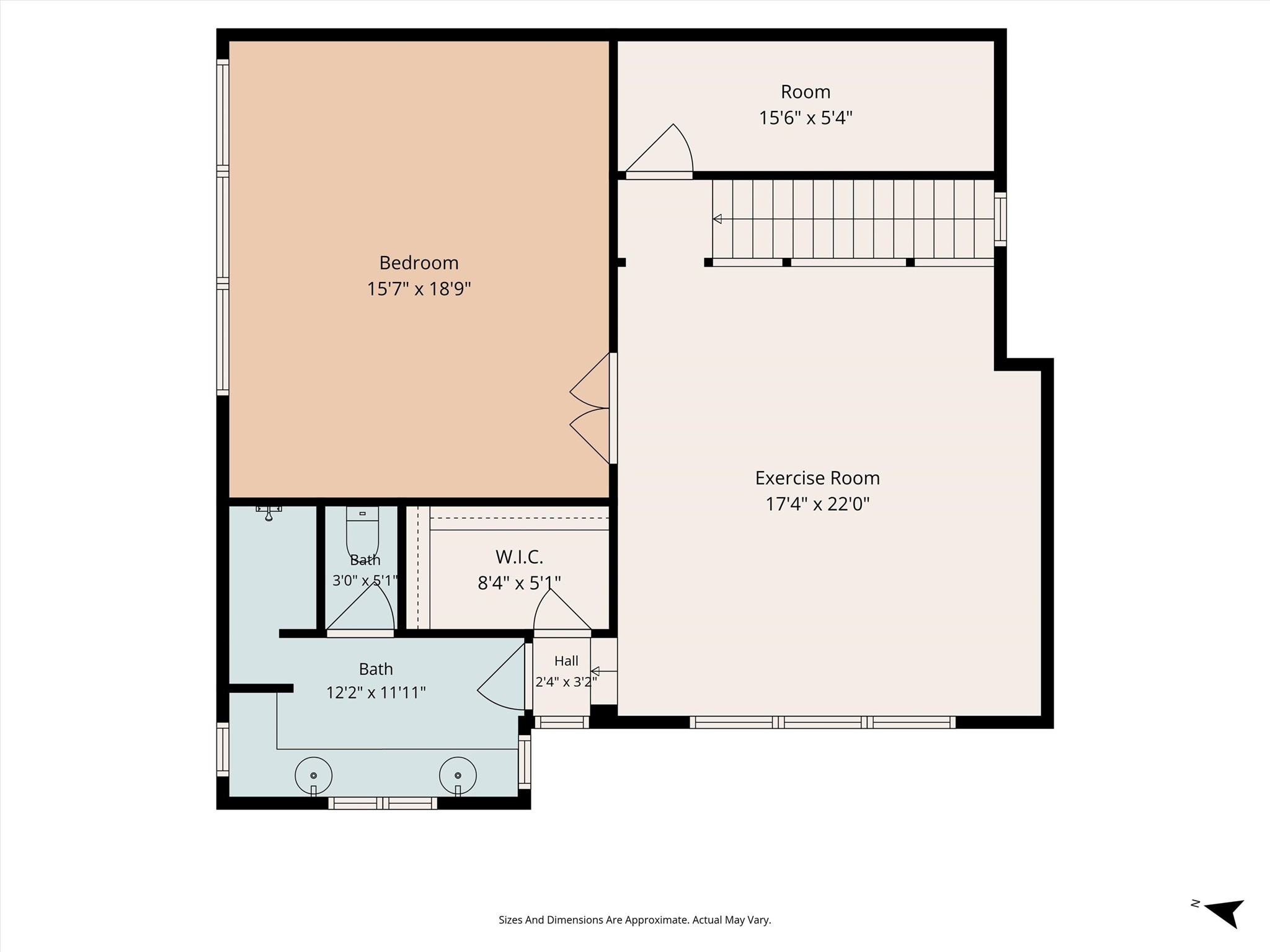 82 East Crystal Canyon Circle The Woodlands, TX 77389 - Photo 50 of 50 Second Floor Plan *sizes and dimensions are approximate*