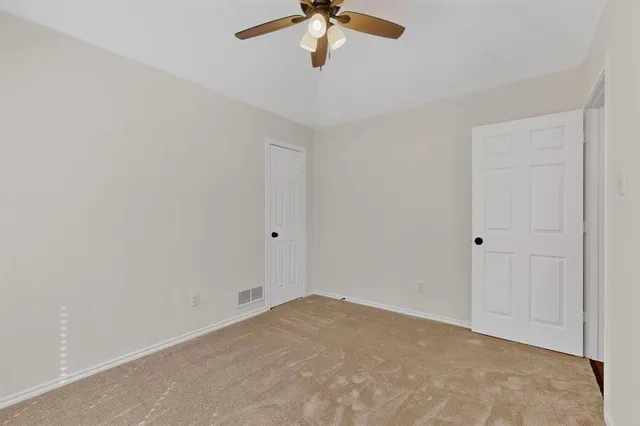 a view of a livingroom with painted walls
