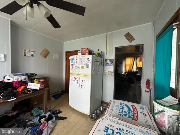 a bedroom with a bed and cabinets