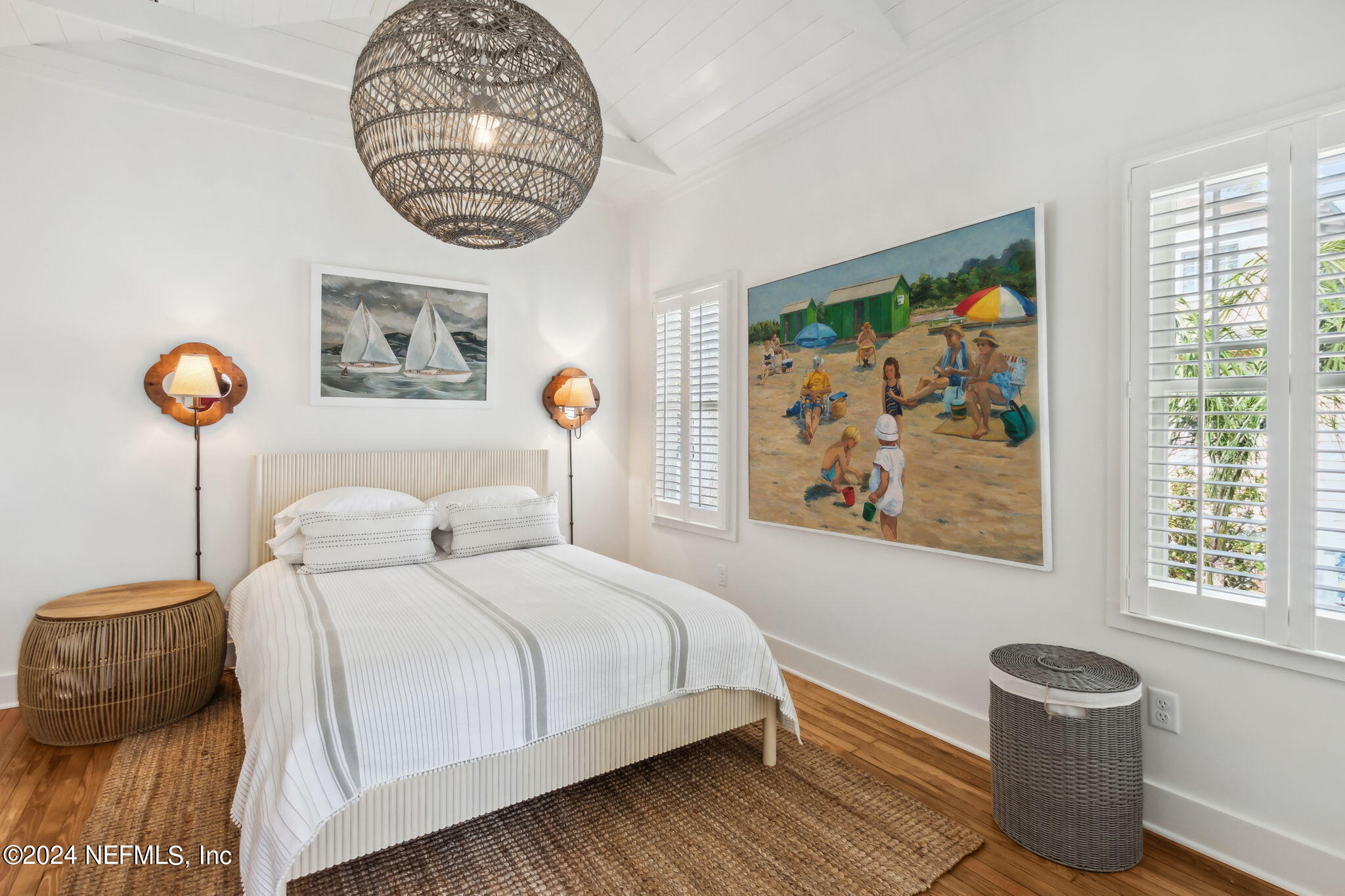232 South 7th Street Fernandina Beach, FL 32034 - Photo 23 of 43 a bedroom with a bed and a window