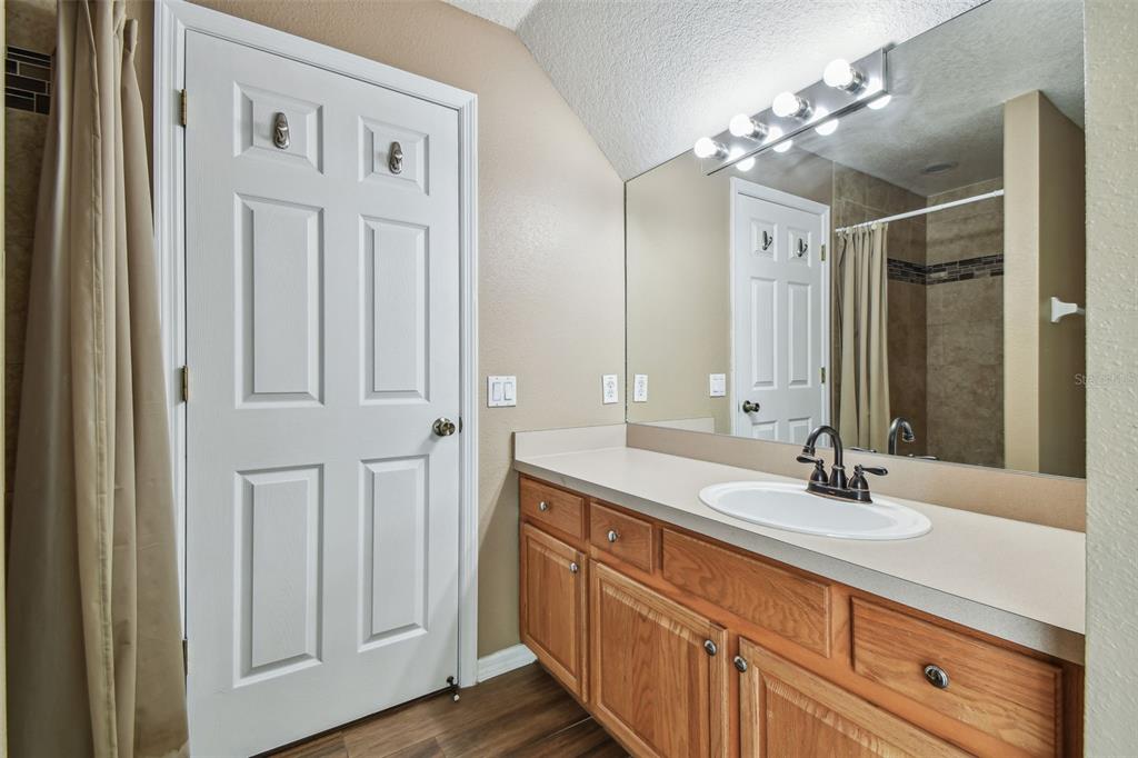 19331 Wind Dancer Street Lutz, FL 33558 - Photo 62 of 92 a bathroom with double vanity sinks and a mirror