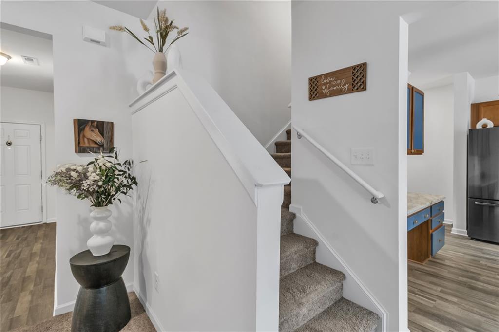 97 Crossroad Circle Jasper, GA 30143 - Photo 12 of 28 a view of entryway and hall with wooden floor