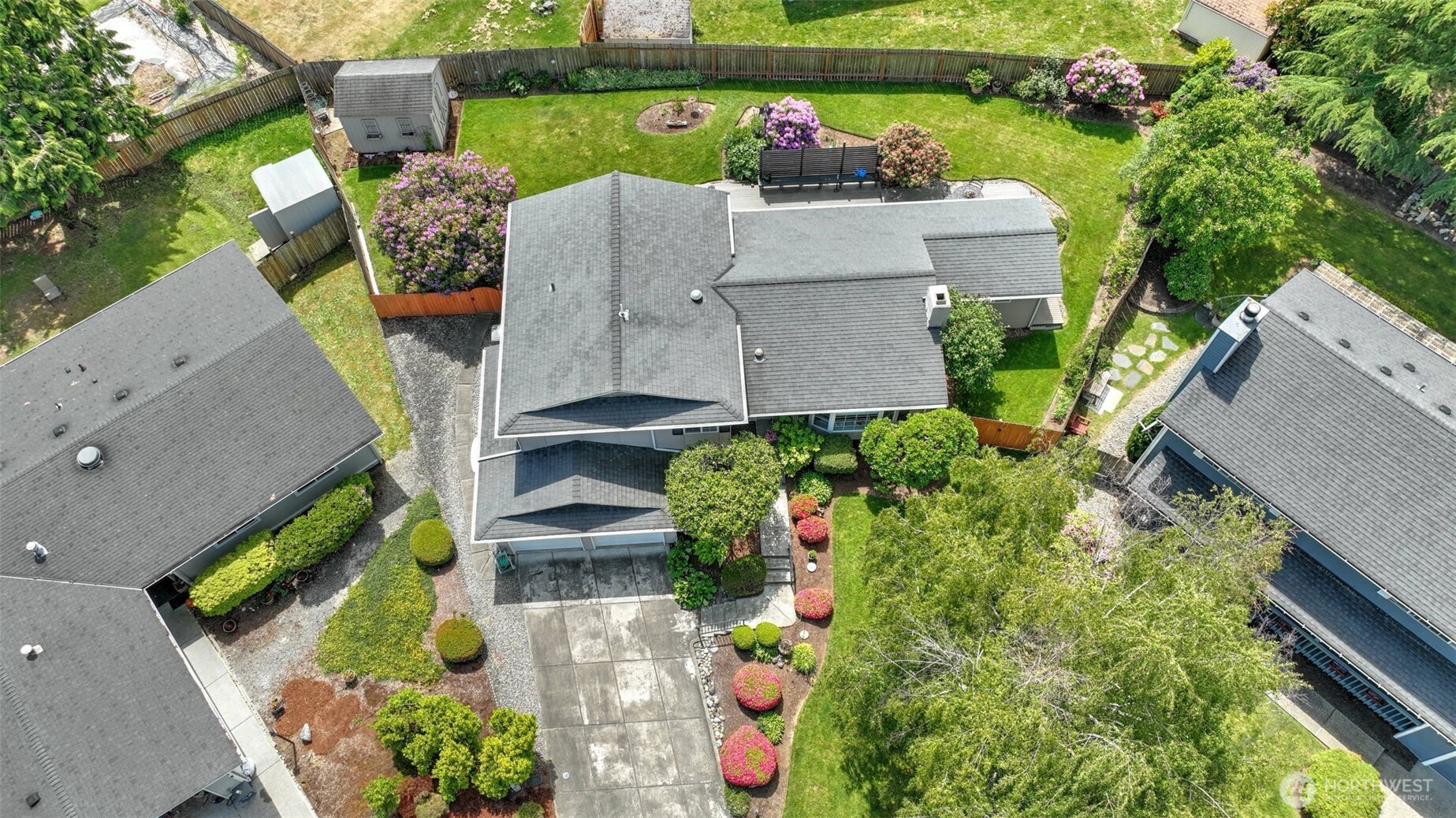13735 Southeast 172nd Street Renton, WA 98058 - Photo 28 of 29 an aerial view of a house with outdoor space