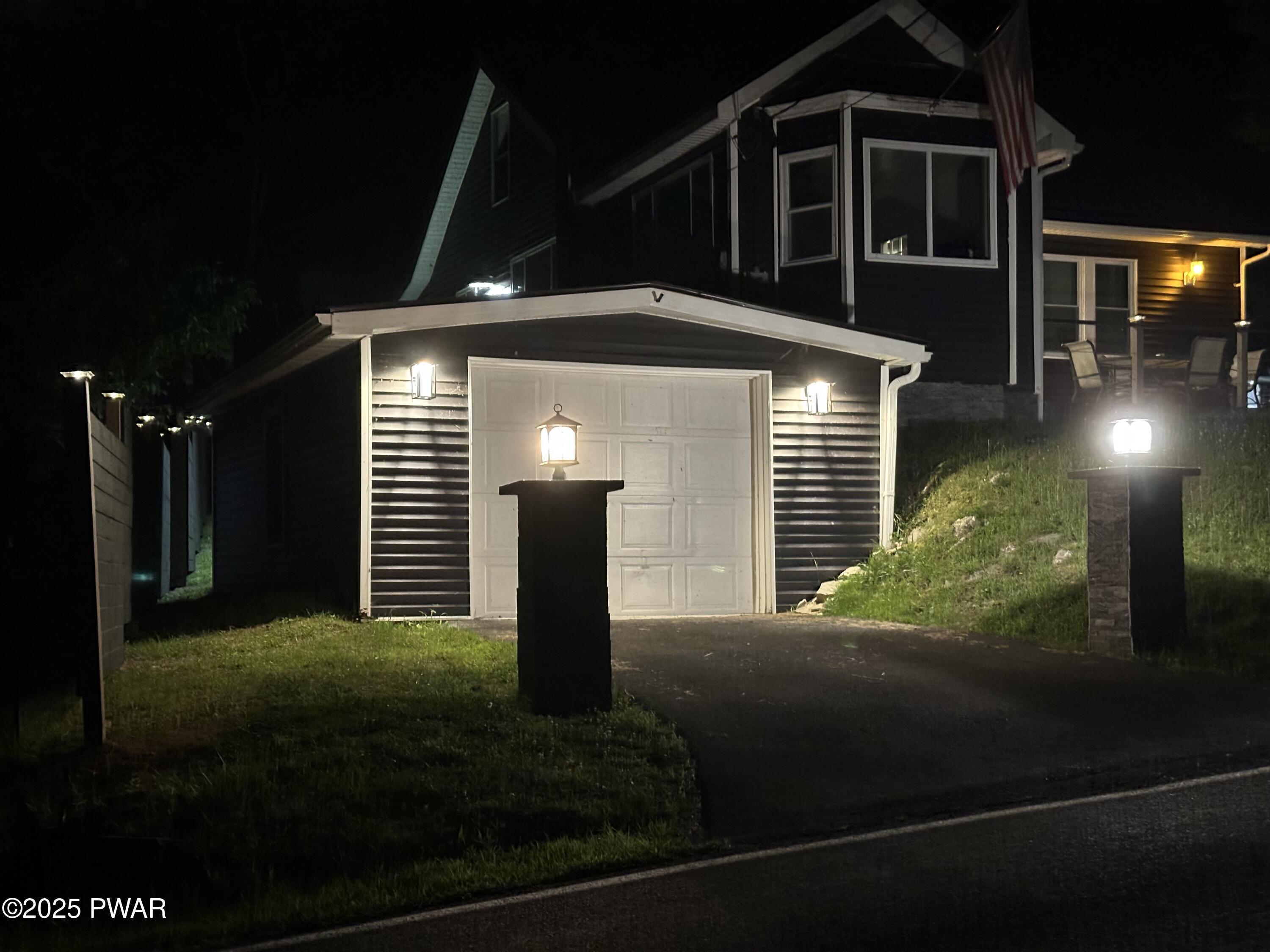 214 Twin Lakes Road Shohola, PA 18458 - Photo 47 of 59 Night View