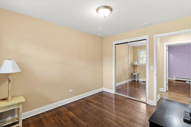 wooden floor in an empty room