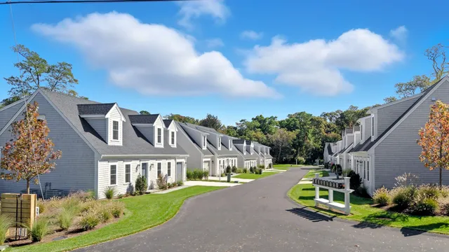 a front view of house with a yard