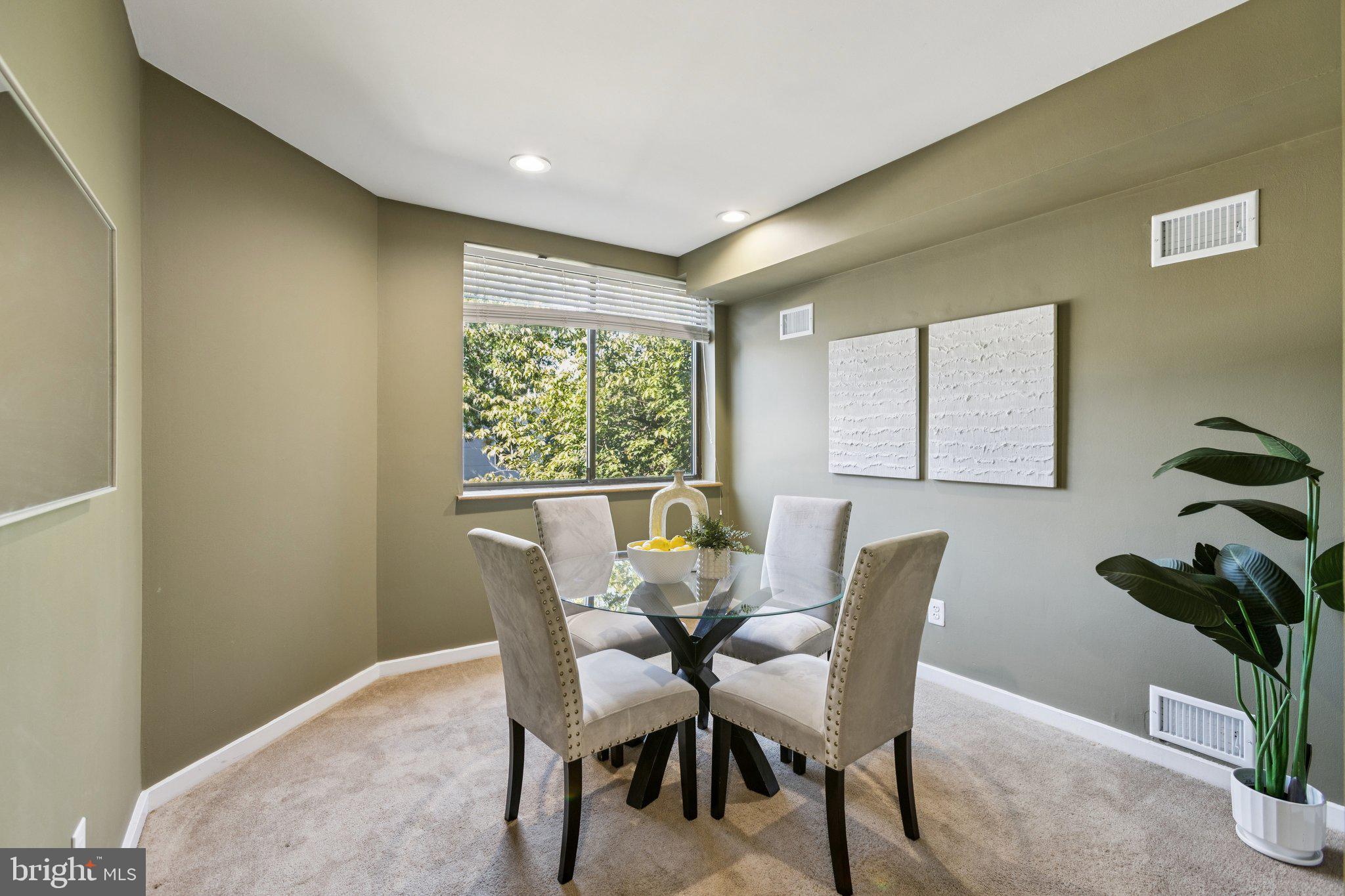 406 15th Street Southeast Washington, DC 20003 - Photo 11 of 39 a view of a dining room with furniture and a potted plant