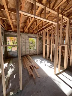 a view of yard with wooden deck
