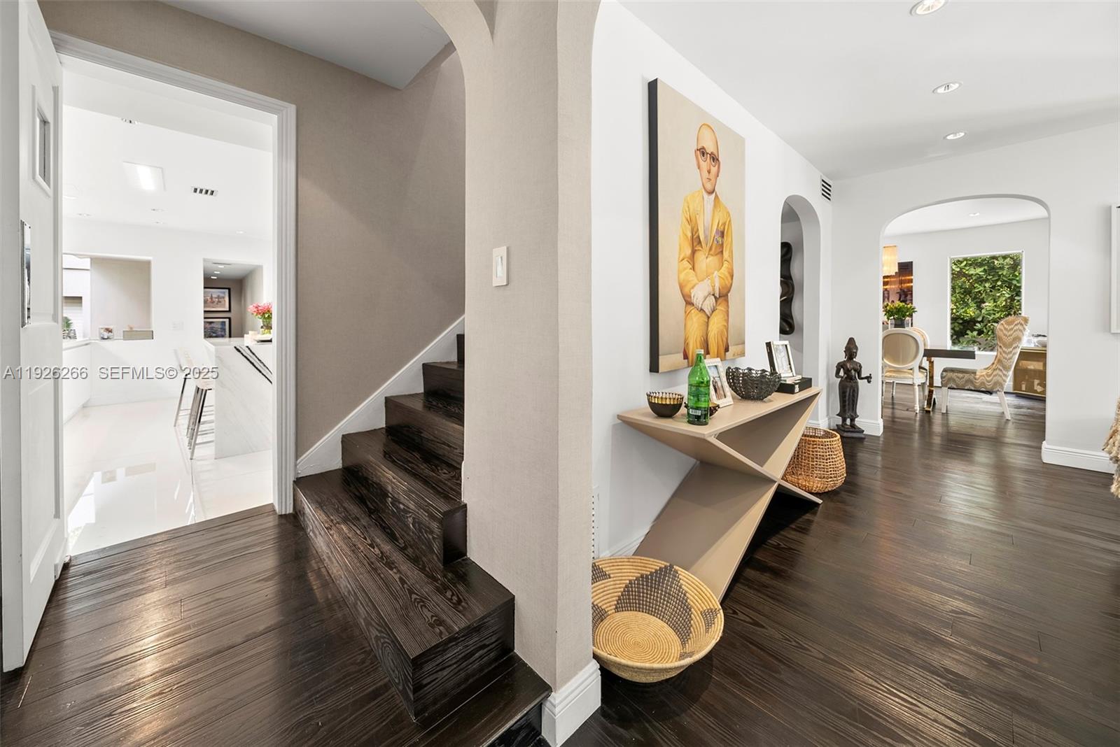 2729 North Bay Road Miami Beach, FL 33140 - Photo 33 of 41 a living room with furniture and wooden floor