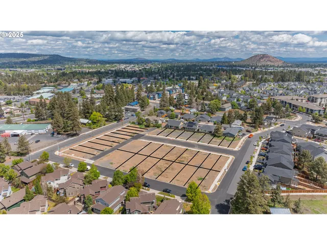 a aerial view of multiple house