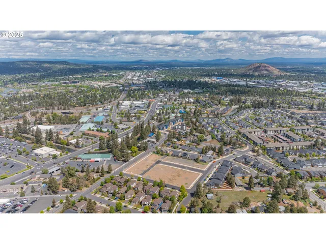 a view of city and mountain