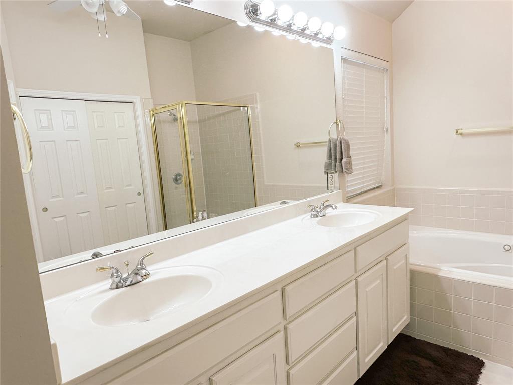 11616 Sweet Basil Court Austin, TX 78726 - Photo 11 of 18 a bathroom with a sink and a mirror