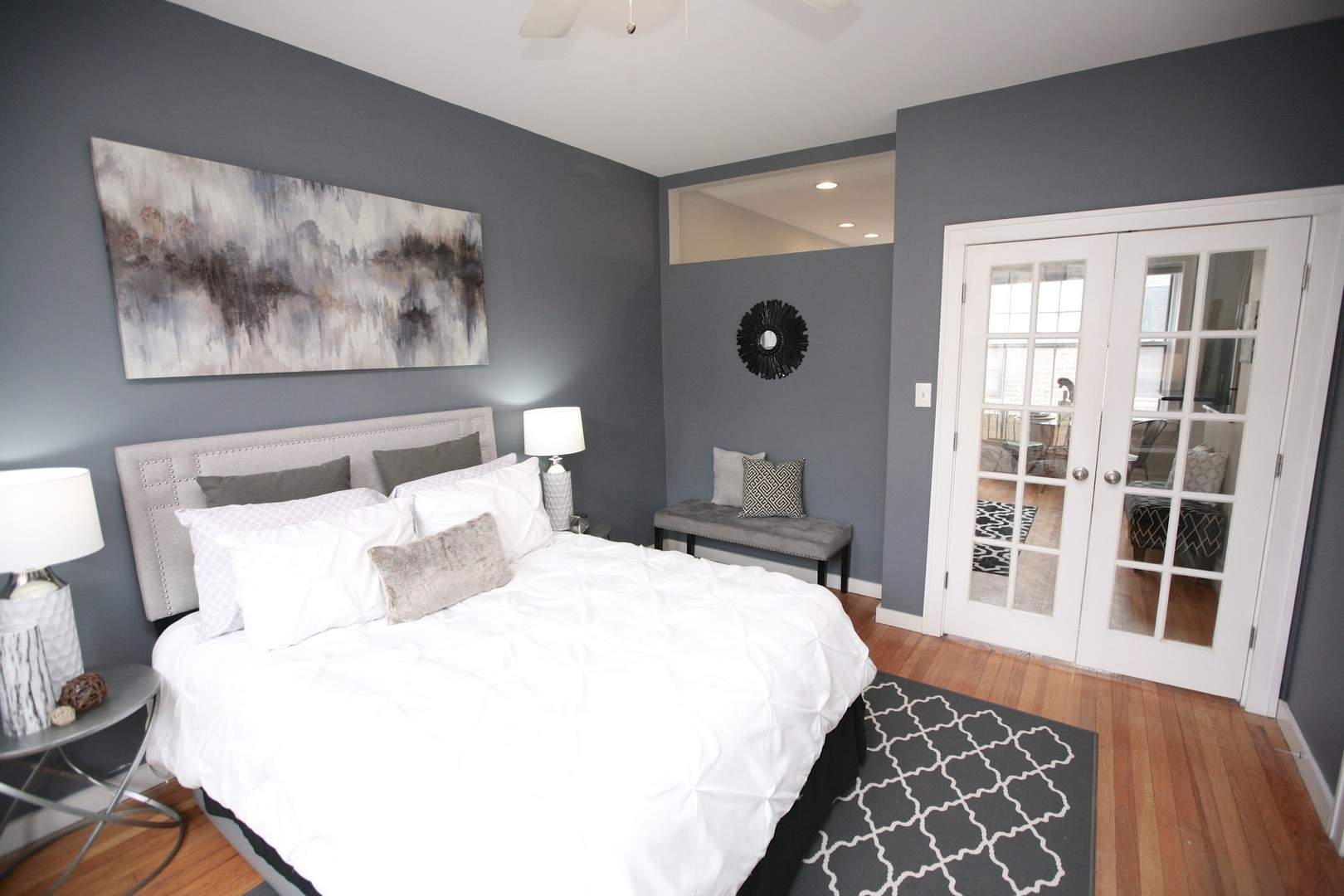 438 West Surf Street, Unit 3B Chicago, IL 60657 - Photo 11 of 36 a bedroom with bed and a window