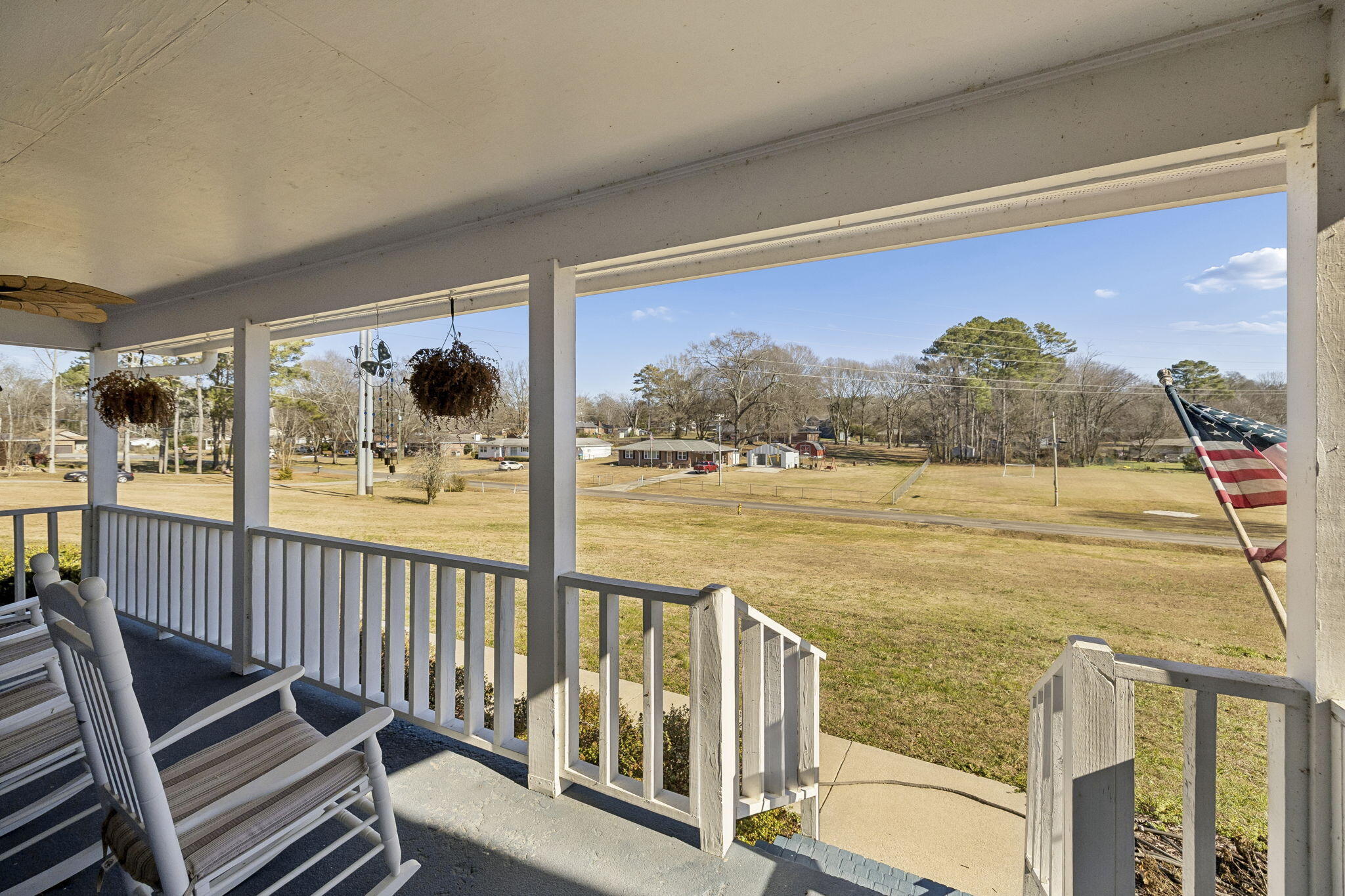 110 Hazel Drive Dalton, GA 30721 - Photo 3 of 75 View from rocking chair front porch