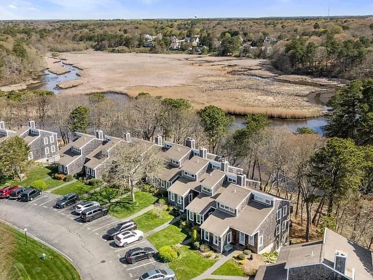 15 Riverview Avenue, Unit D Mashpee, MA 02649 - Photo 25 of 33 an aerial view of residential house with outdoor space