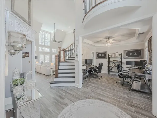 a close view of a utility room with dryer and washer