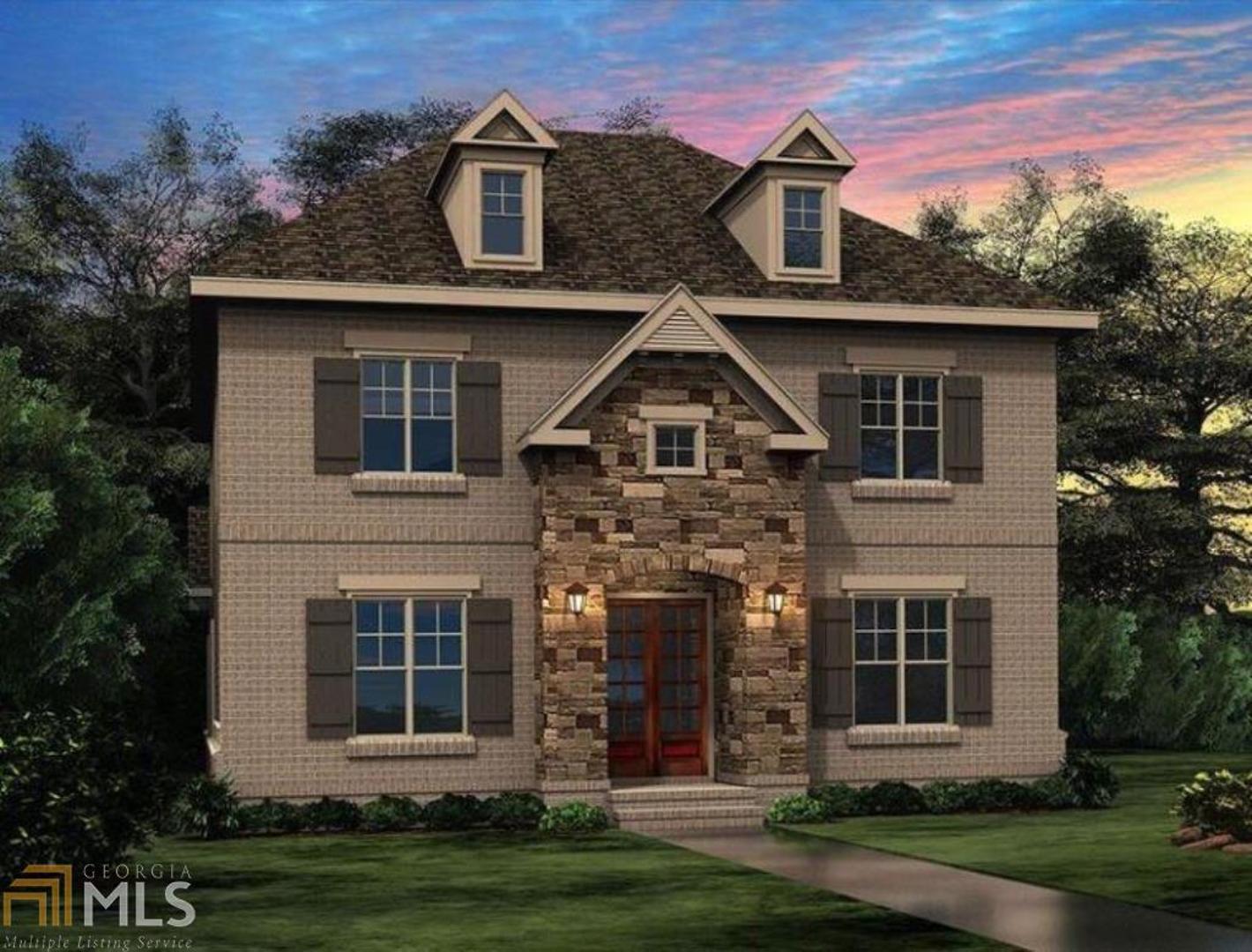 211 Saddle Road, Unit 8 Alpharetta, GA 30009 - Photo 1 of 1 a front view of a house with a yard
