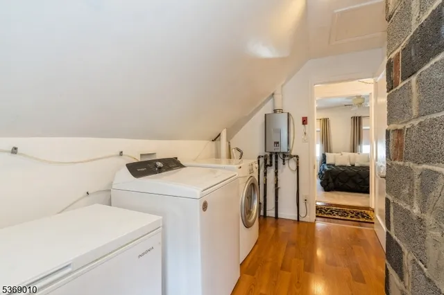 a view of backyard with green space