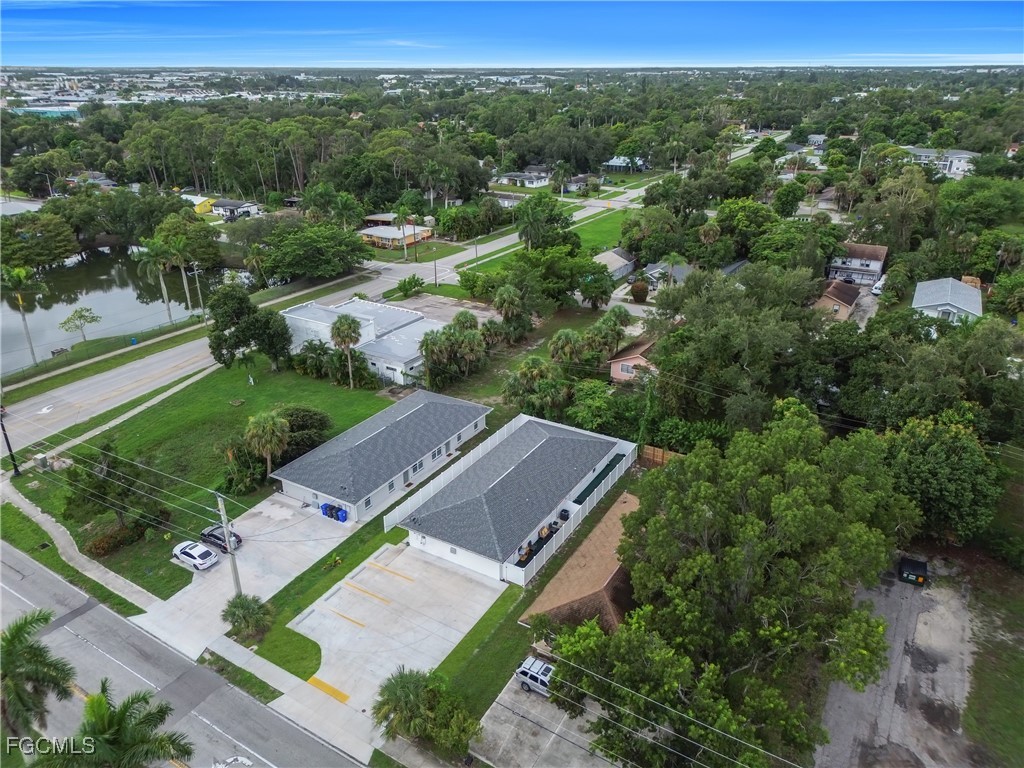 2156-2154 Edison Avenue Fort Myers, FL 33901 - Photo 35 of 38 an aerial view of residential houses with outdoor space and street view