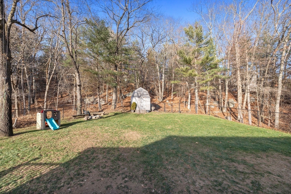 201 Water Street Saugus, MA 01906 - Photo 30 of 38 a view of a backyard with a garden
