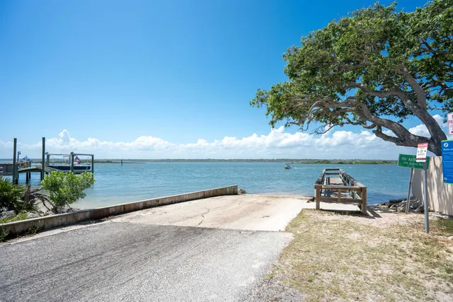 a view of a lake with outdoor space