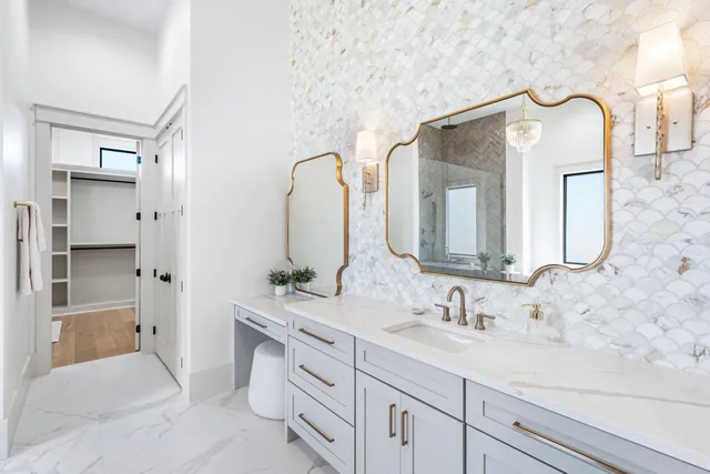 a view of a lake with a outdoor space