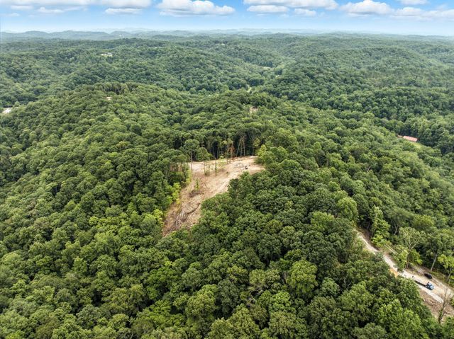 a view of a yard with an outdoor space