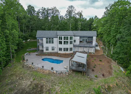a view of a house with sitting area