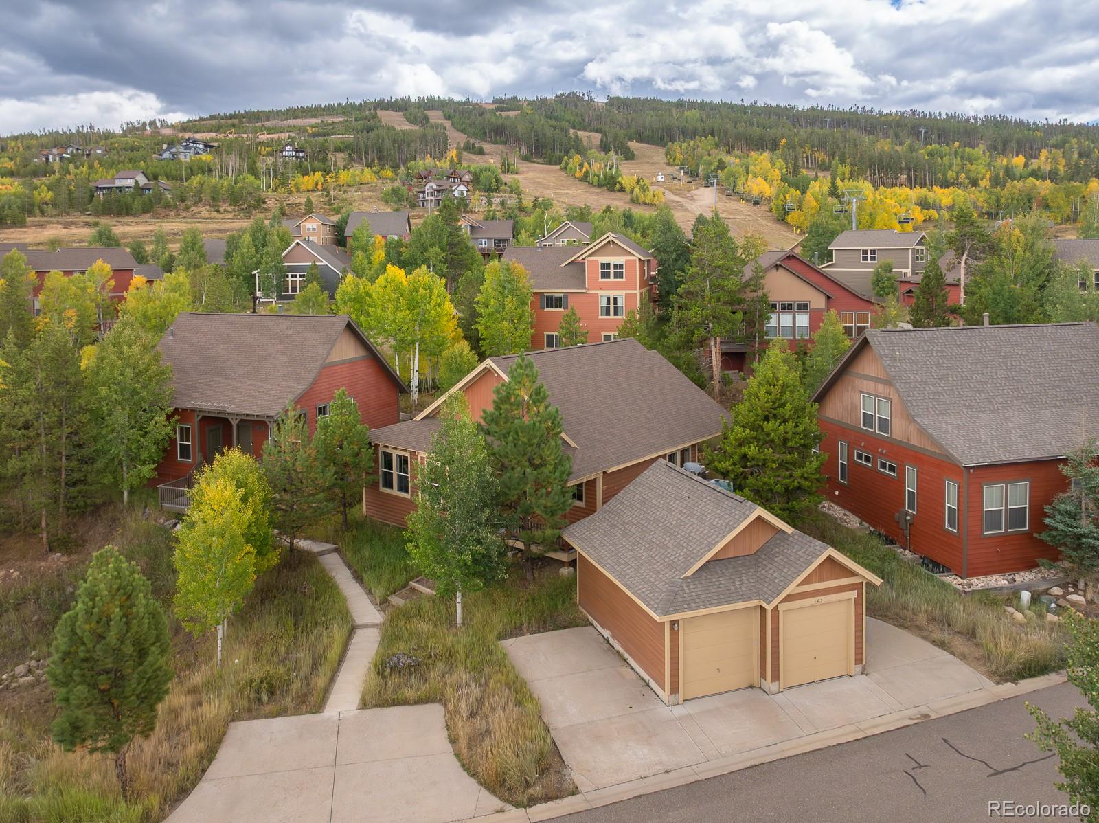 103 Timber Court Granby, CO 80446 - Photo 4 of 50 an aerial view of residential houses with outdoor space and ocean view