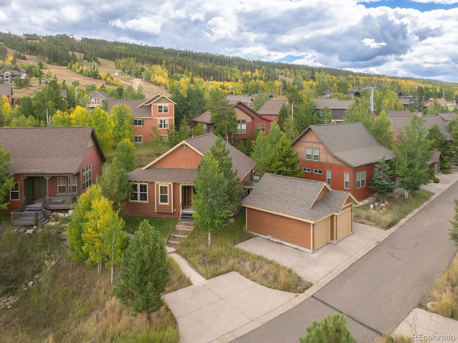 103 Timber Court Granby, CO 80446 - Photo 44 of 50 an aerial view of residential houses with outdoor space and swimming pool