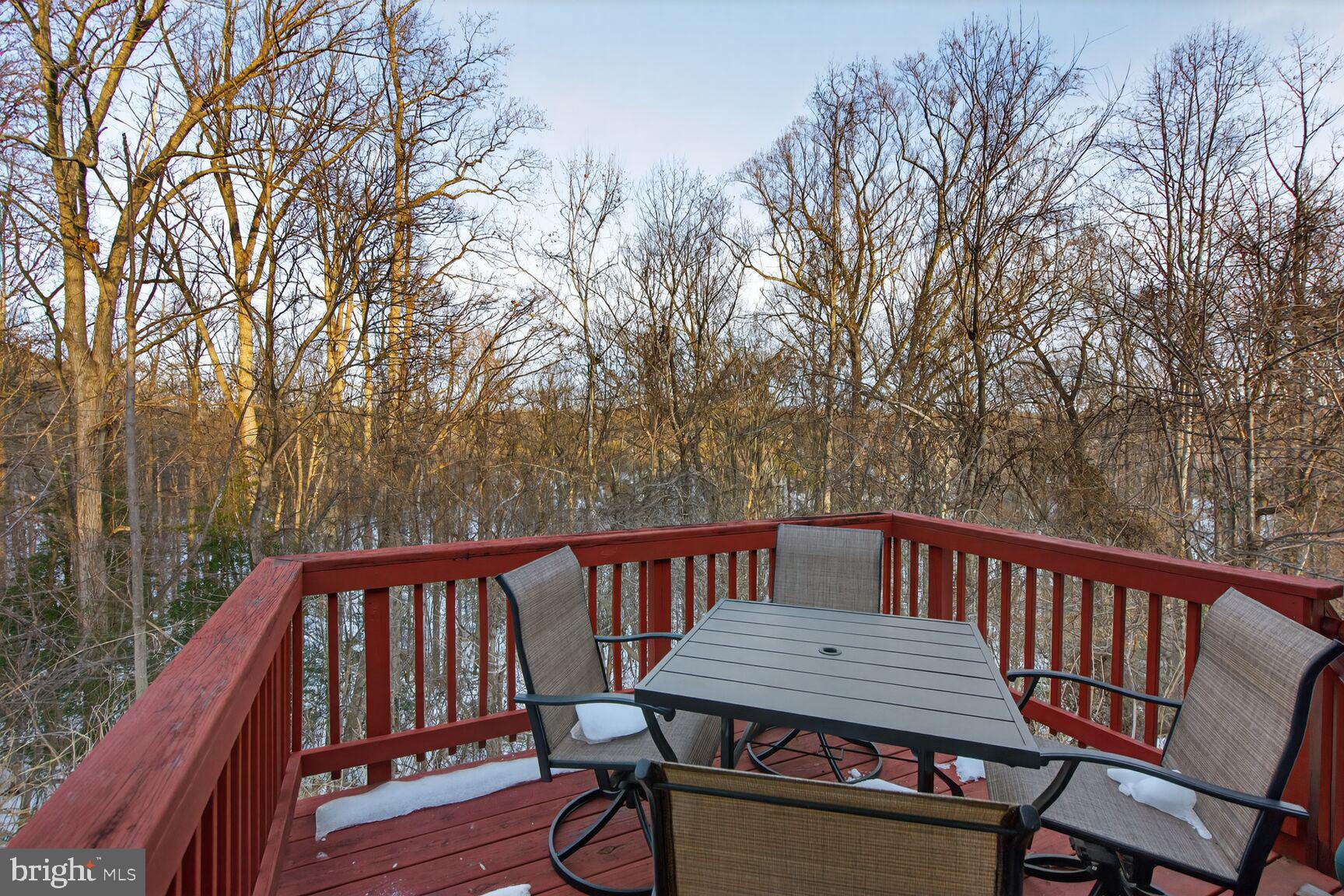 599 Widewater Road Stafford, VA 22554 - Photo 6 of 27 a view of a deck with wooden floor and barbeque oven