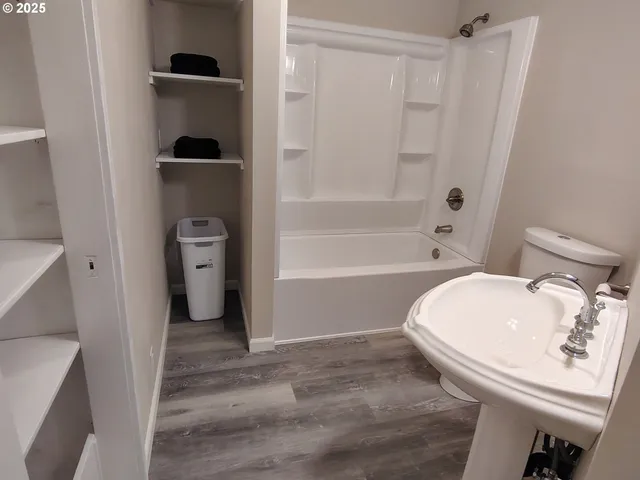 a bathroom with a sink and a toilet