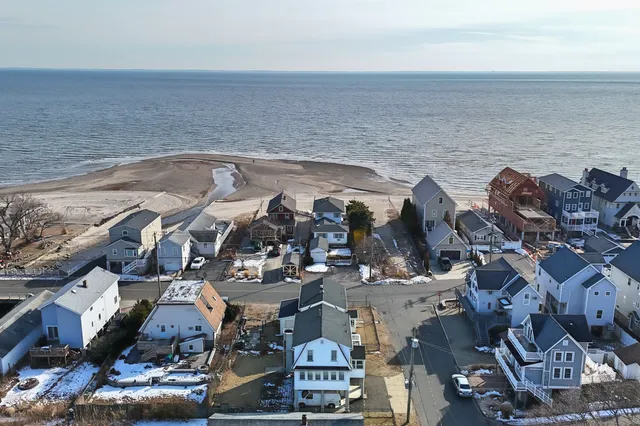 a view of beach and ocean