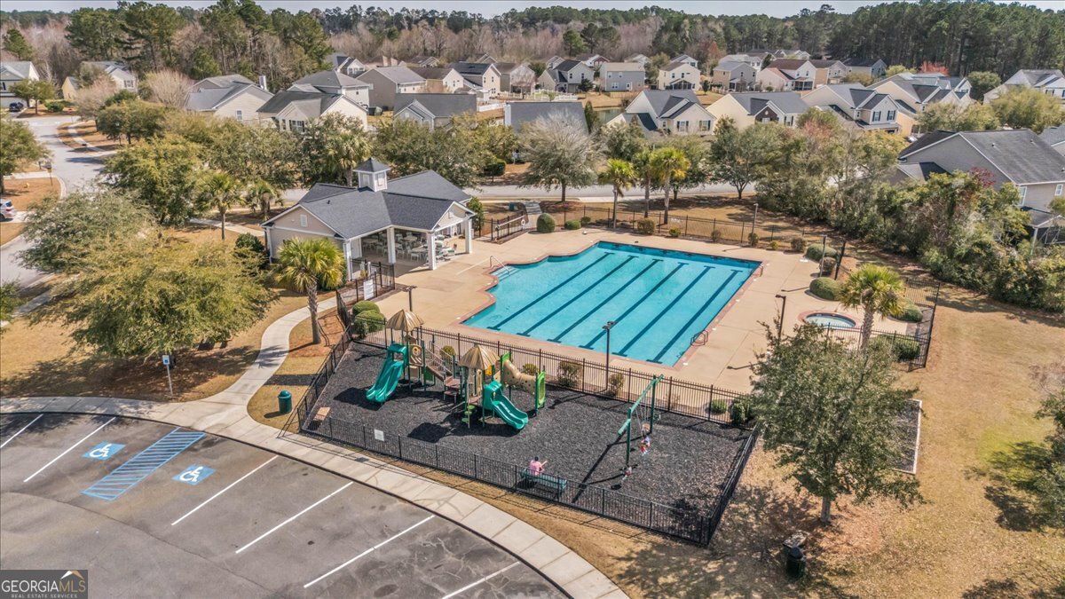 2 Crestview Circle Pooler, GA 31322 - Photo 51 of 55 an aerial view of residential houses with outdoor space